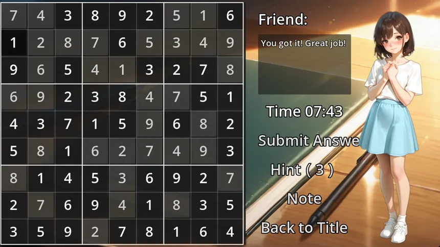 Скриншот 2 к игре Mesudoku