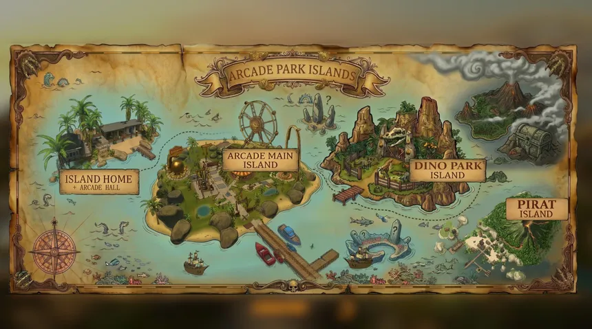 Скриншот 7 к игре Arcade Park Islands: Rides & Minigames