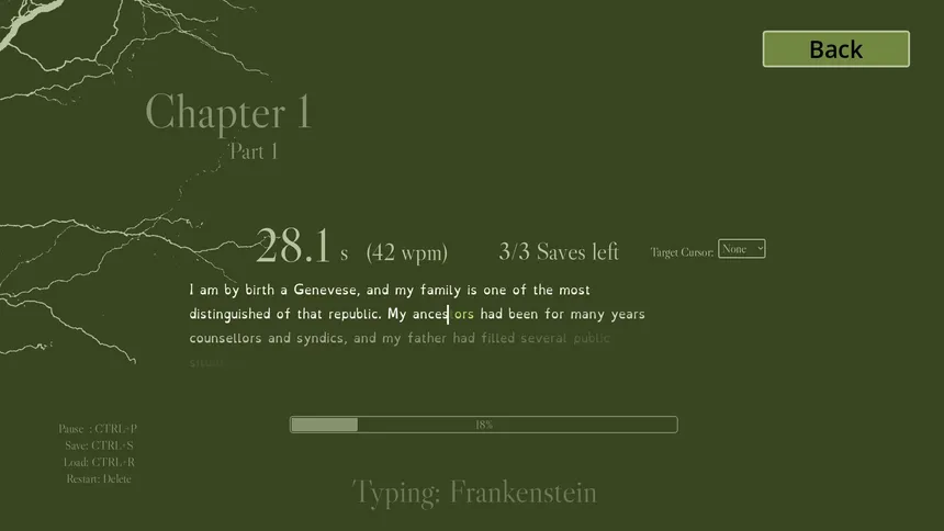 Скриншот 1 к игре Typing Frankenstein