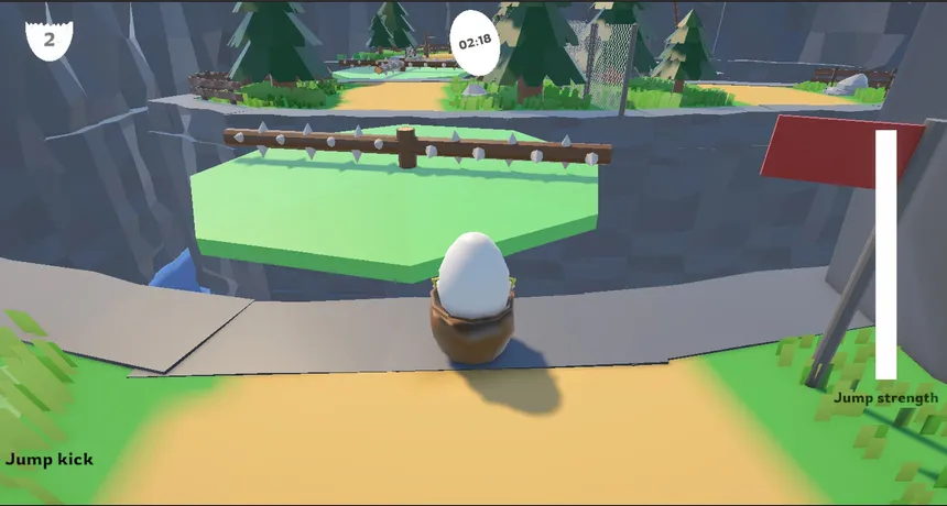 Скриншот 1 к игре Don't break the Egg