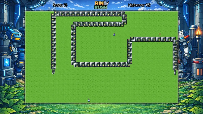 Скриншот 4 к игре RINO RUSH