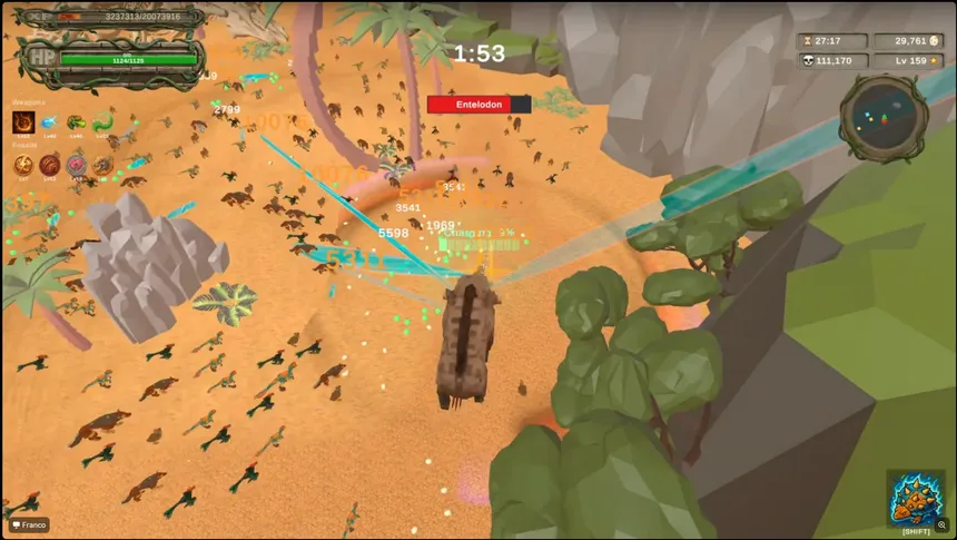 Скриншот 2 к игре Prehistoric Pit