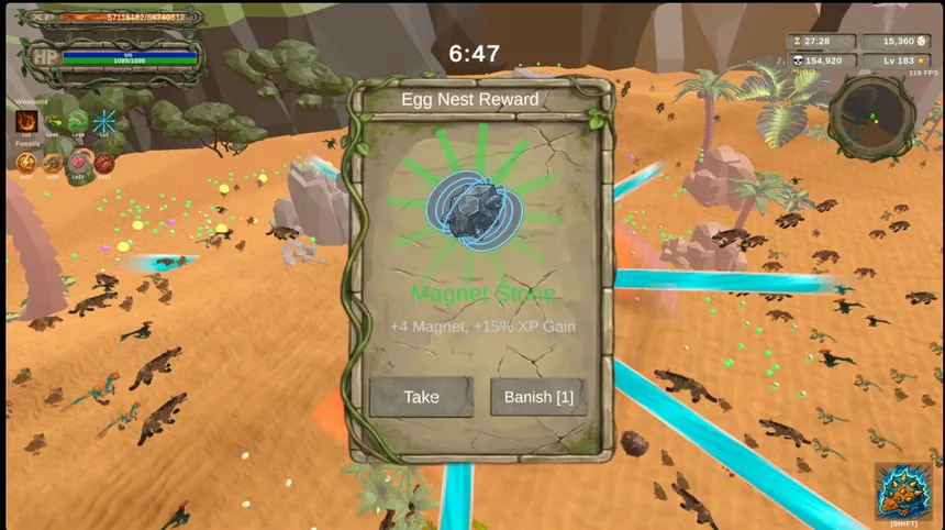 Скриншот 4 к игре Prehistoric Pit