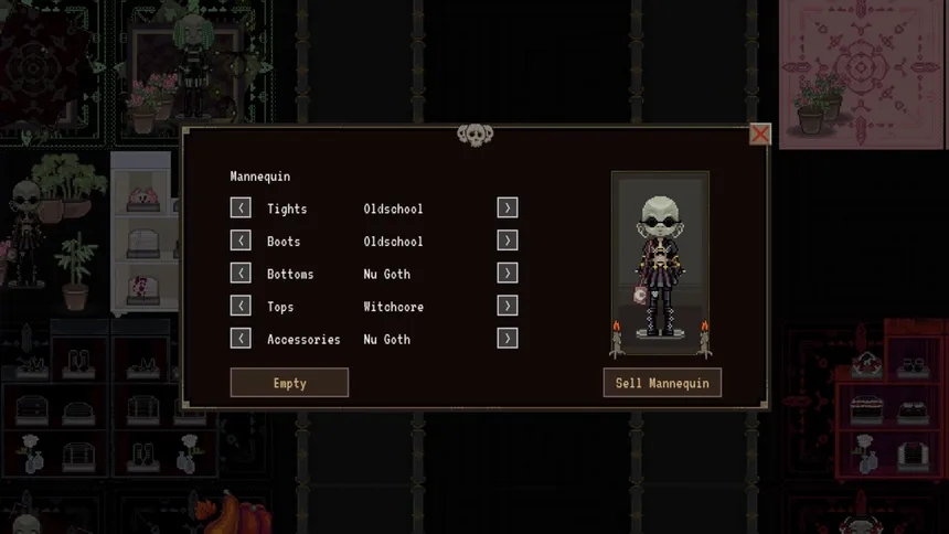 Скриншот 3 к игре Crow's Curated Closet - Shop Simulator