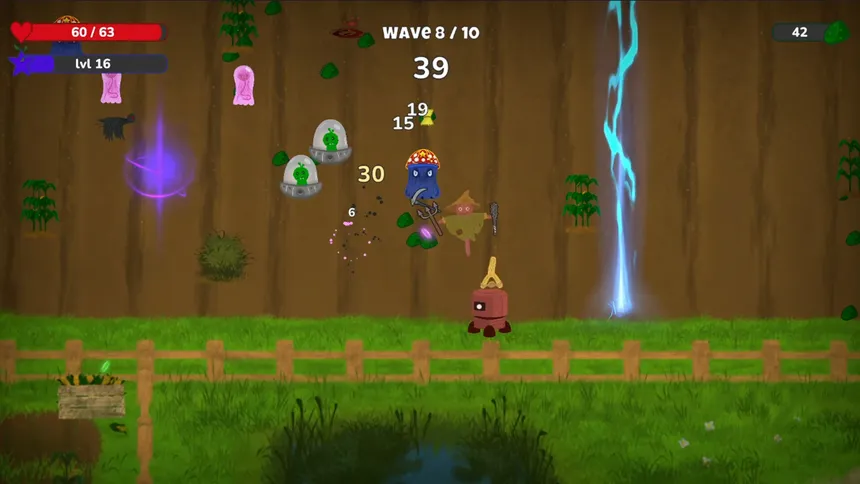 Скриншот 1 к игре Hamdy: a Roguelike Farm Mayhem