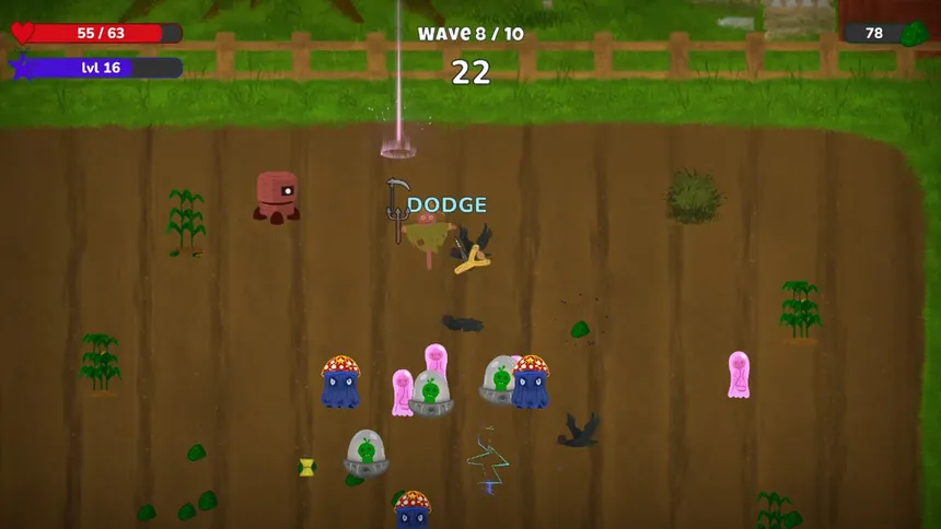 Скриншот 2 к игре Hamdy: a Roguelike Farm Mayhem