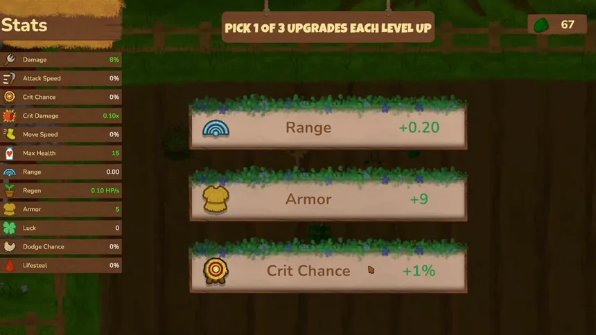 Скриншот 8 к игре Hamdy: a Roguelike Farm Mayhem