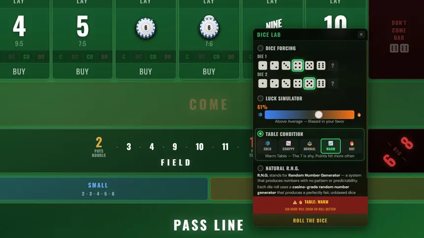 Скриншот 2 к игре Craps Royale: The Ultimate Craps Simulator
