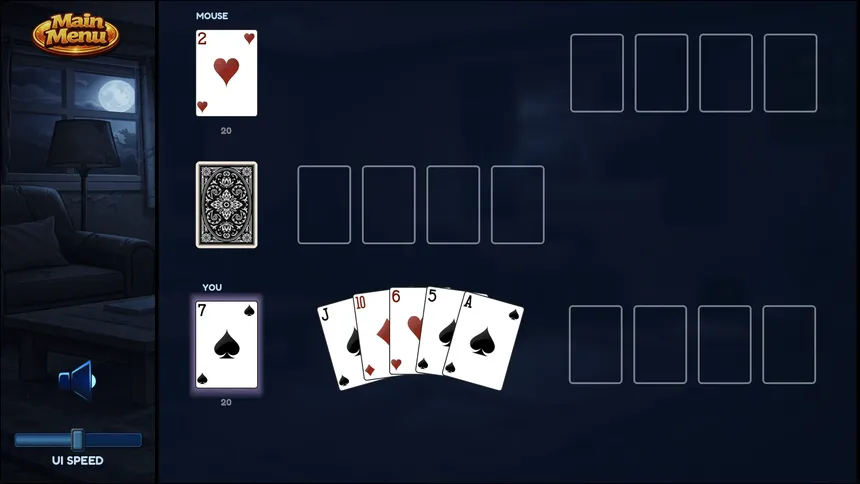 Скриншот 2 к игре Cat & Mouse Solitaire