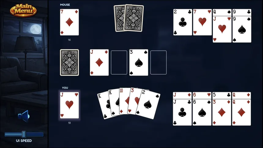 Скриншот 3 к игре Cat & Mouse Solitaire