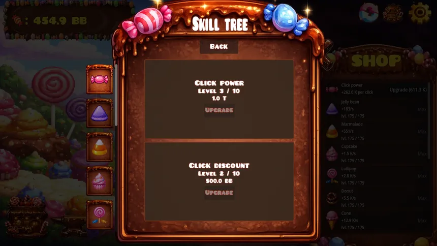 Скриншот 4 к игре Candy Clicker