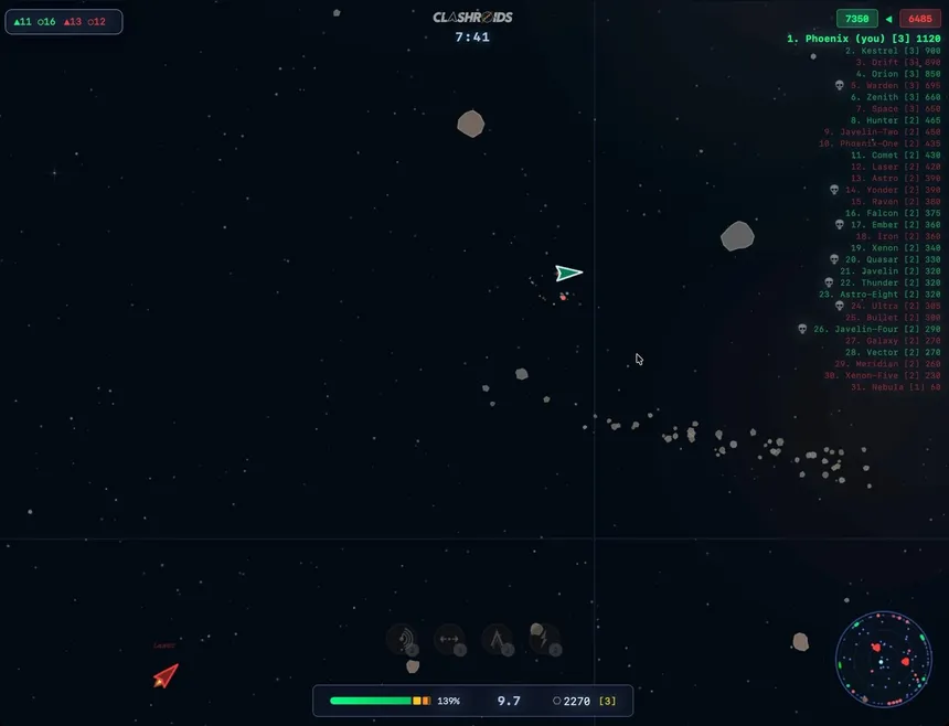 Скриншот 2 к игре CLASHROIDS
