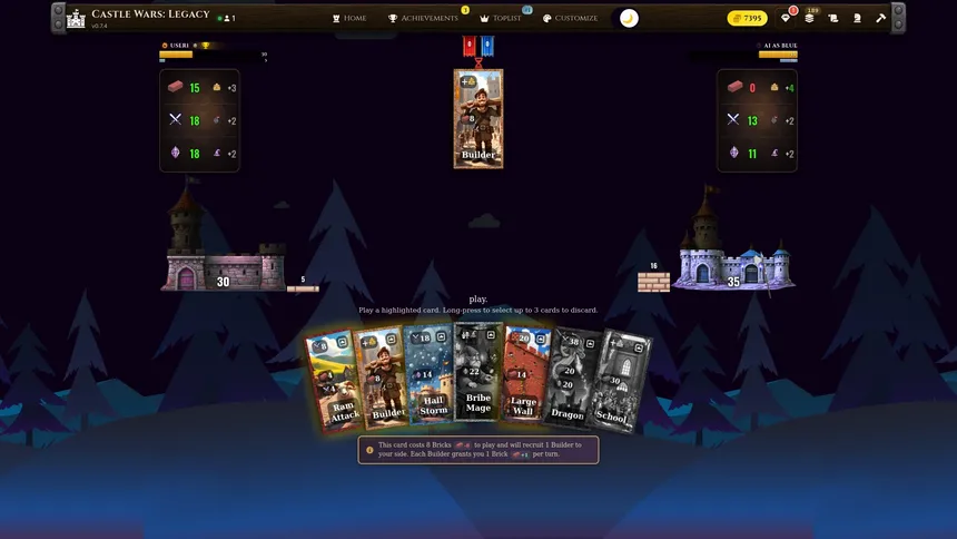 Скриншот 1 к игре Castle Wars: Legacy
