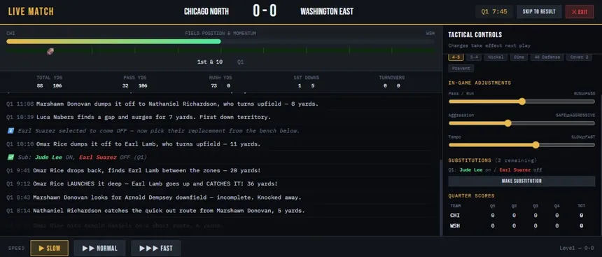 Скриншот 4 к игре American Football Coach