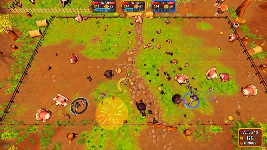 Скриншот 3 к игре Turkeygeddon: Feast of Fury