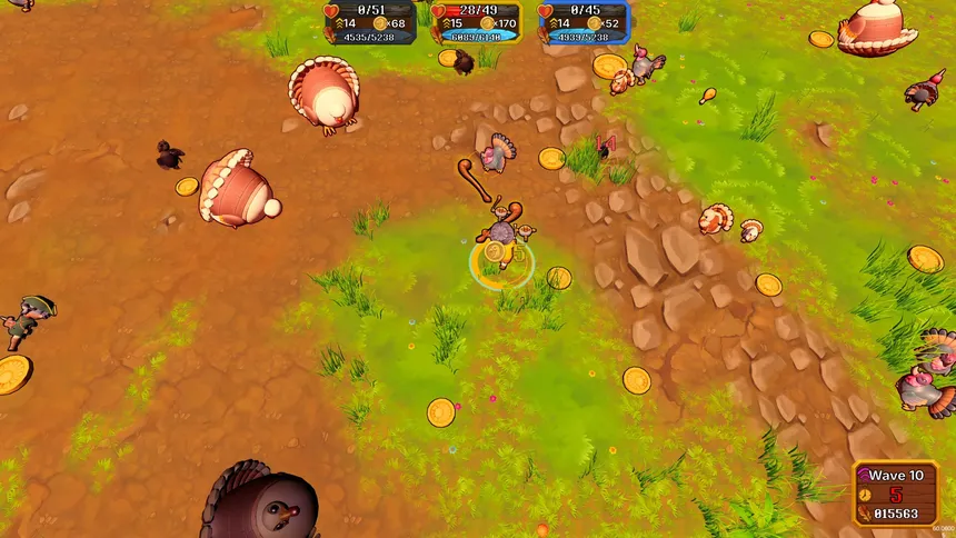 Скриншот 4 к игре Turkeygeddon: Feast of Fury