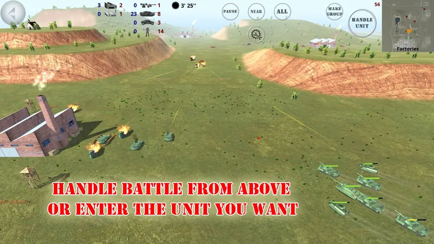 Скриншот 1 к игре Battle 3D - Strategy game