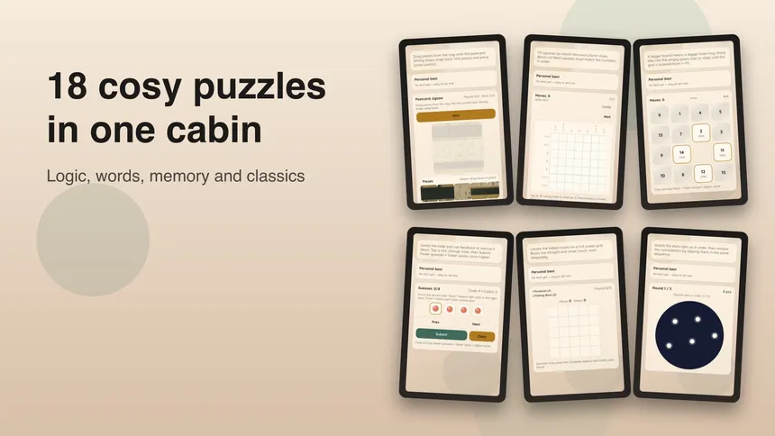 Скриншот 5 к игре Cosy Puzzle Cabin