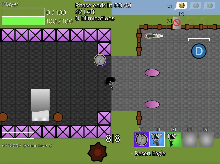 Скриншот 1 к игре GRIDROYALE Battle Royale