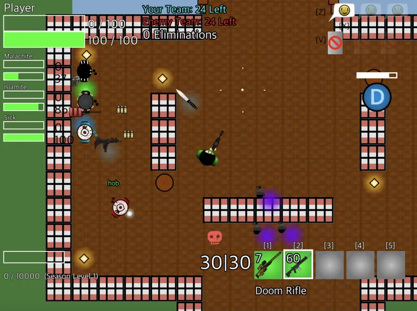 Скриншот 4 к игре GRIDROYALE Battle Royale