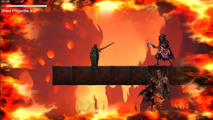 Скриншот 4 к игре Infernal Crusader: Metal of the Damned