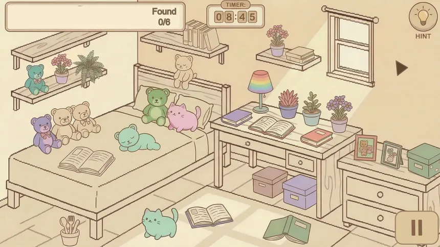 Скриншот 1 к игре Cozy Pages: Find & Color