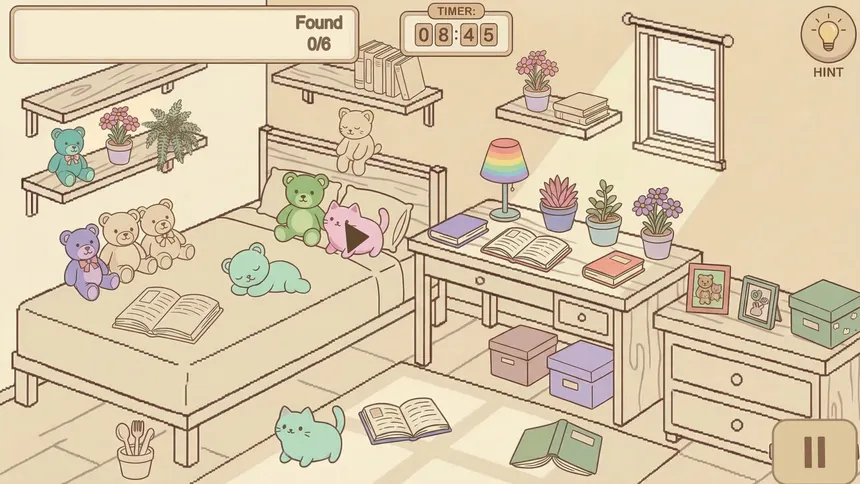 Скриншот 4 к игре Cozy Pages: Find & Color