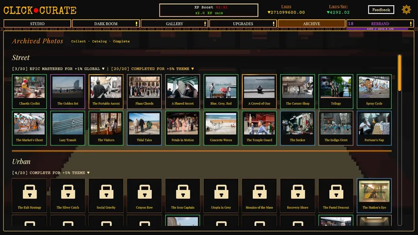 Скриншот 4 к игре Click & Curate: Idle Photography