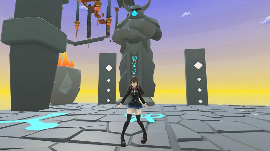 Скриншот 1 к игре Anime Girls: Climb Together