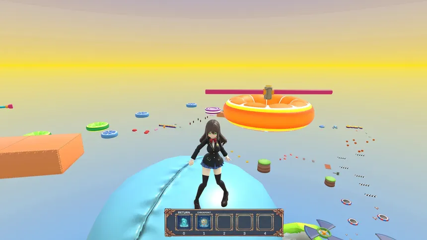 Скриншот 5 к игре Anime Girls: Climb Together