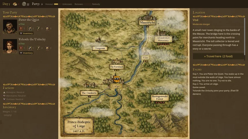 Скриншот 1 к игре Beggar's Road