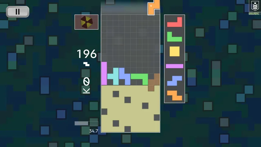 Скриншот 4 к игре Techmino-Downstacking