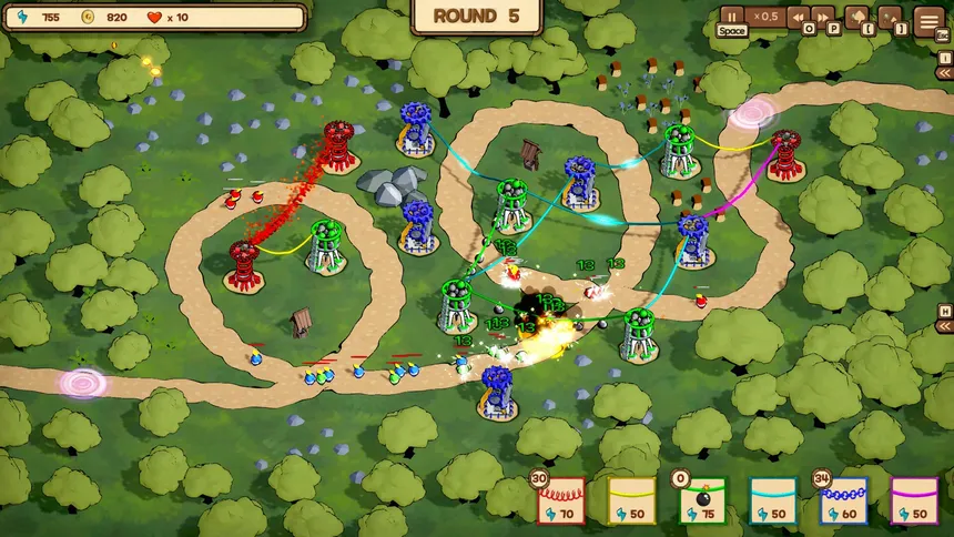 Скриншот 8 к игре Rainbow Tower Defense