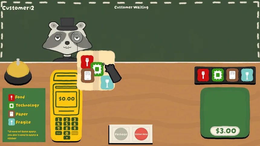 Скриншот 2 к игре Raccoon Packer: A Cozy Puzzle Game