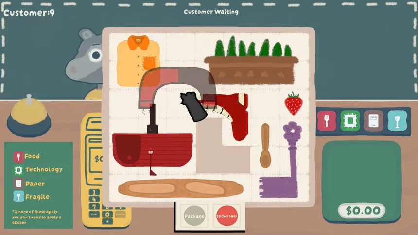 Скриншот 3 к игре Raccoon Packer: A Cozy Puzzle Game