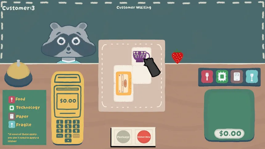 Скриншот 4 к игре Raccoon Packer: A Cozy Puzzle Game