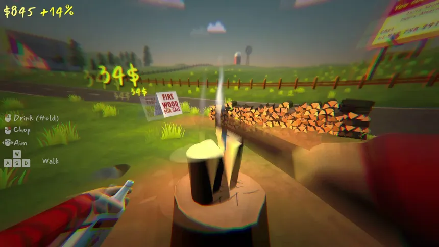 Скриншот 2 к игре Drunk Woodcutter