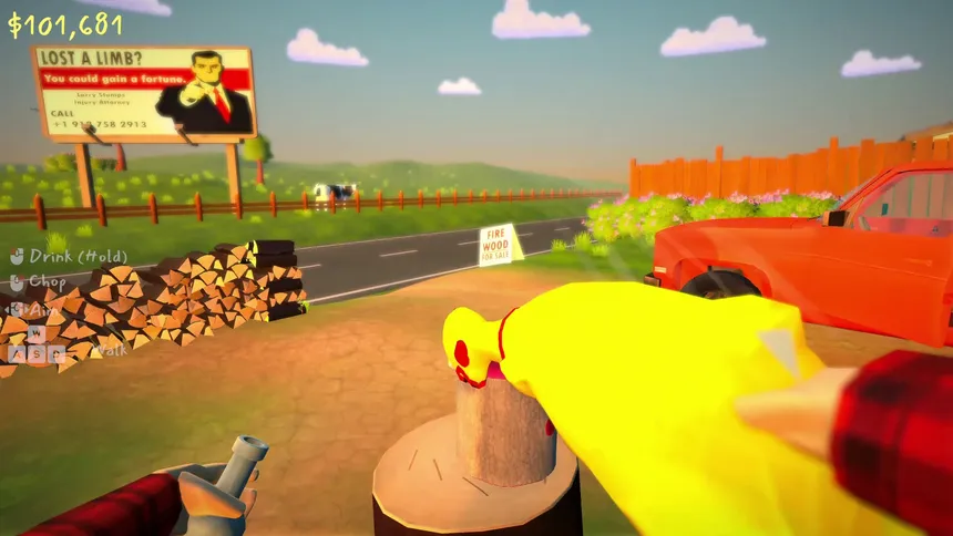 Скриншот 6 к игре Drunk Woodcutter