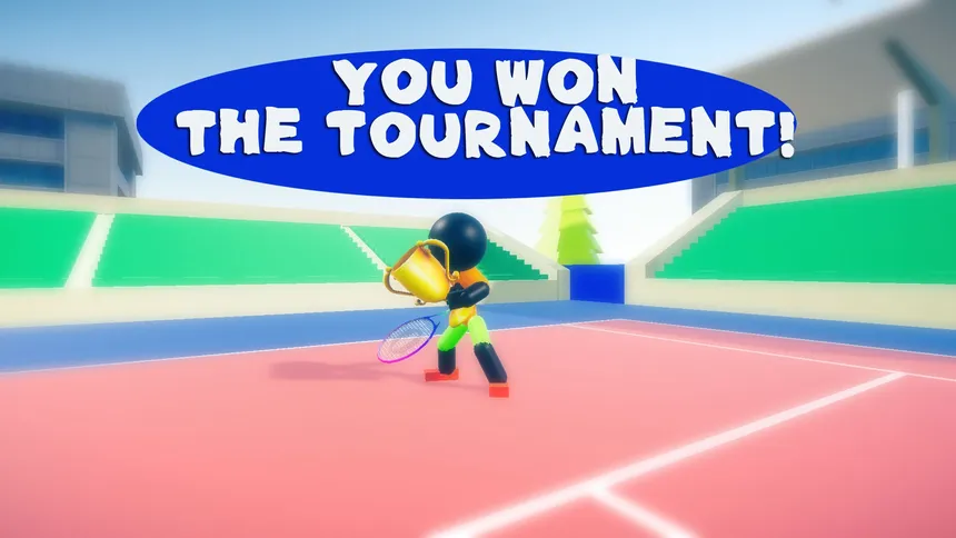 Скриншот 8 к игре Stickman 3D Tennis DELUXE