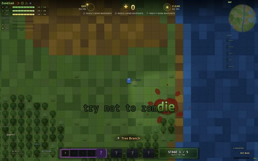 Скриншот 1 к игре Zomdied