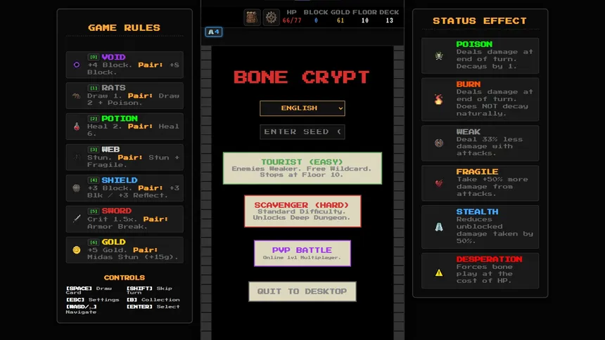 Скриншот 1 к игре The Bone Crypt