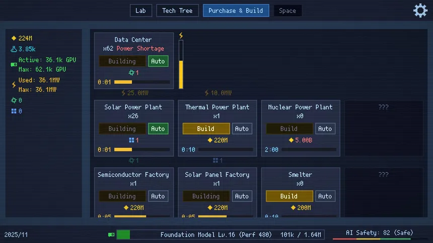 Скриншот 6 к игре Singularity Simulator: Click Is All You Need