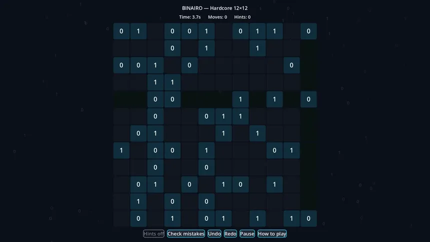 Скриншот 2 к игре Binairo - Takuzu