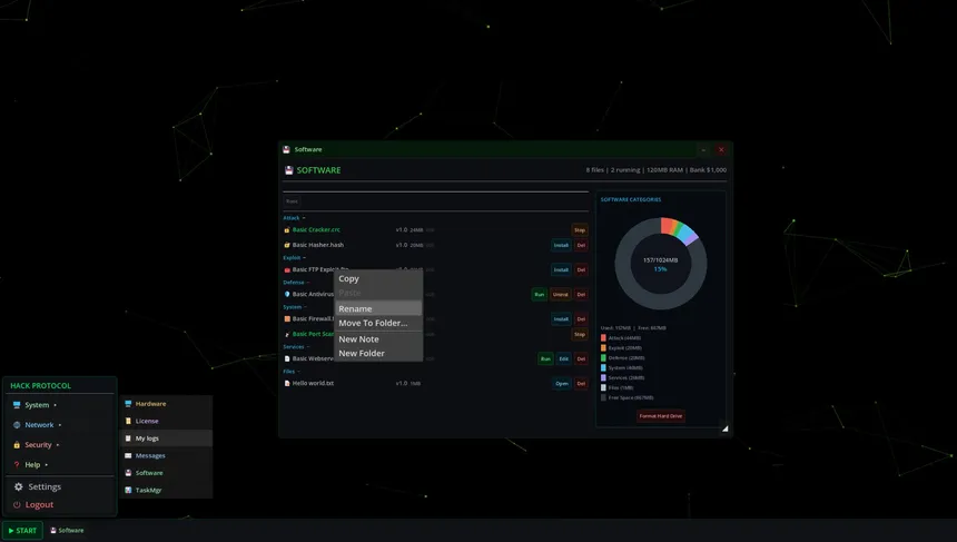 Скриншот 5 к игре Hack Protocol