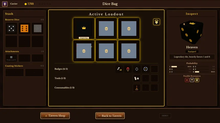 Скриншот 4 к игре Dice Tavern: Farkle Roguelike