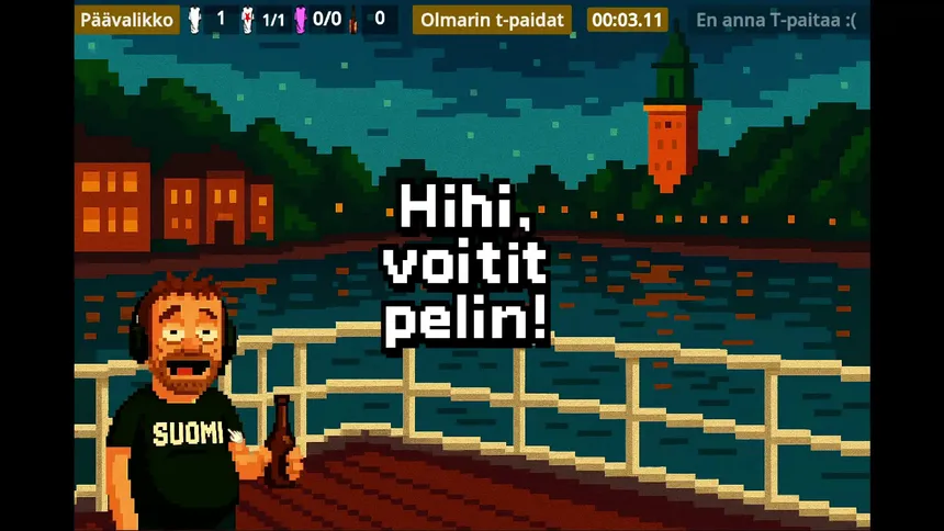 Скриншот 2 к игре Olmari ja T-paita