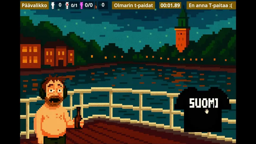 Скриншот 3 к игре Olmari ja T-paita