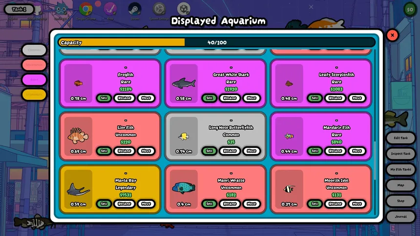 Скриншот 3 к игре Cozy Aquarium