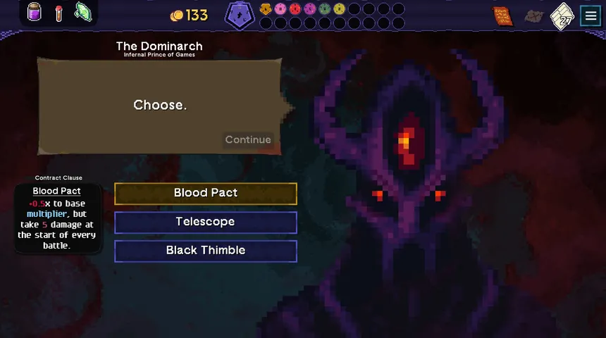 Скриншот 3 к игре Pipfiend: The Demonic Domino Deckbuilder