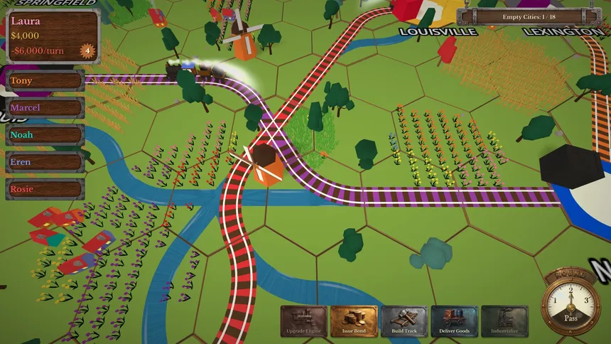 Скриншот 1 к игре Rails & Rivals